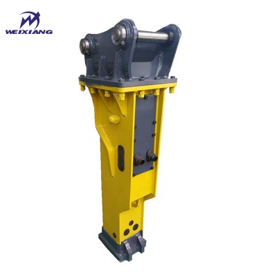 WEIXIANG hydraulic rock breaker SB43 75mm chisel box silenced type hydraulic hammer